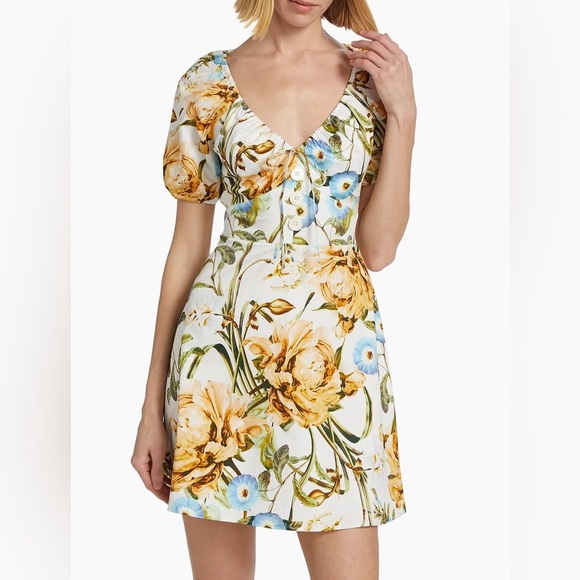 NWT Favorite Daughter The Beloved Floral Women’s Minidress Size 4 - Picture 1 of 7